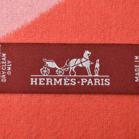 HERMES Pink Scarf - Picture 4 of 9